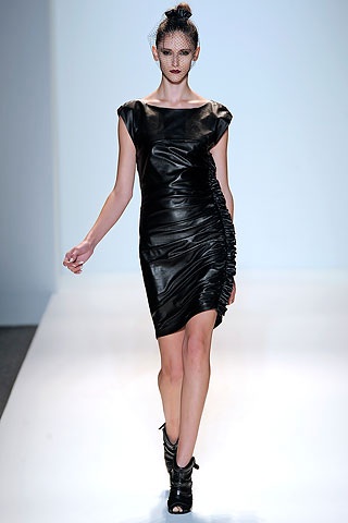 Cynthia Steffe leather dress