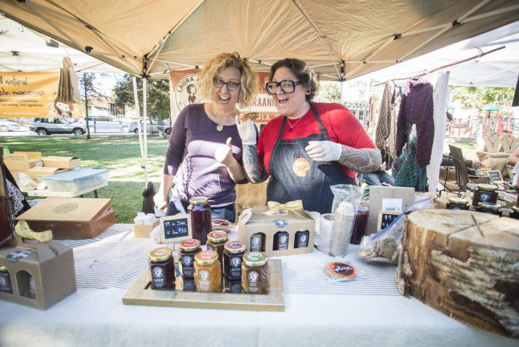 Laura Anns Jams set up at the Jackalope Art & Craft Fair. Photo: Gil Riego Photography