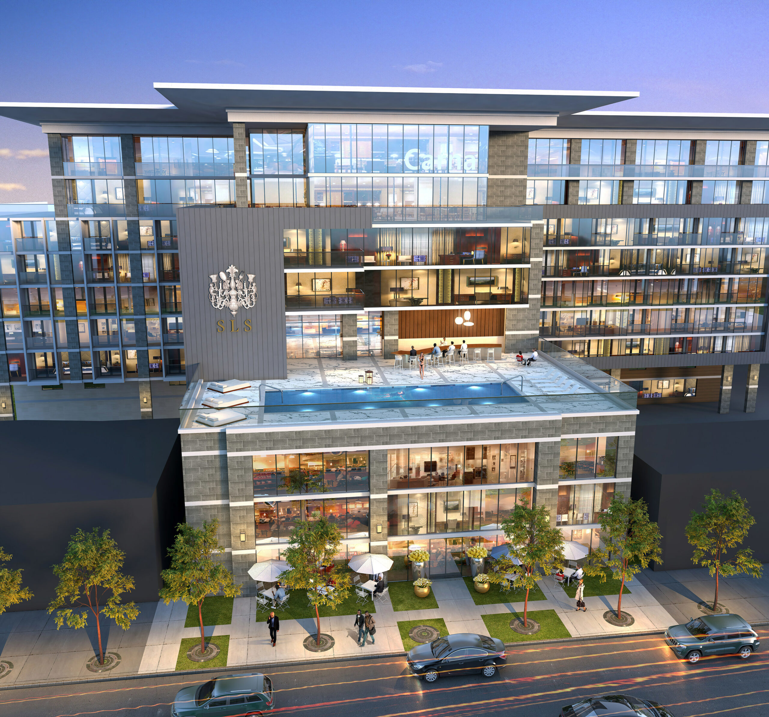 SLS LAS VEGAS DEBUTS AS FIRST MAJOR LAS VEGAS RESORT OPENING IN SEVERAL  YEARS, image size:2560x2389