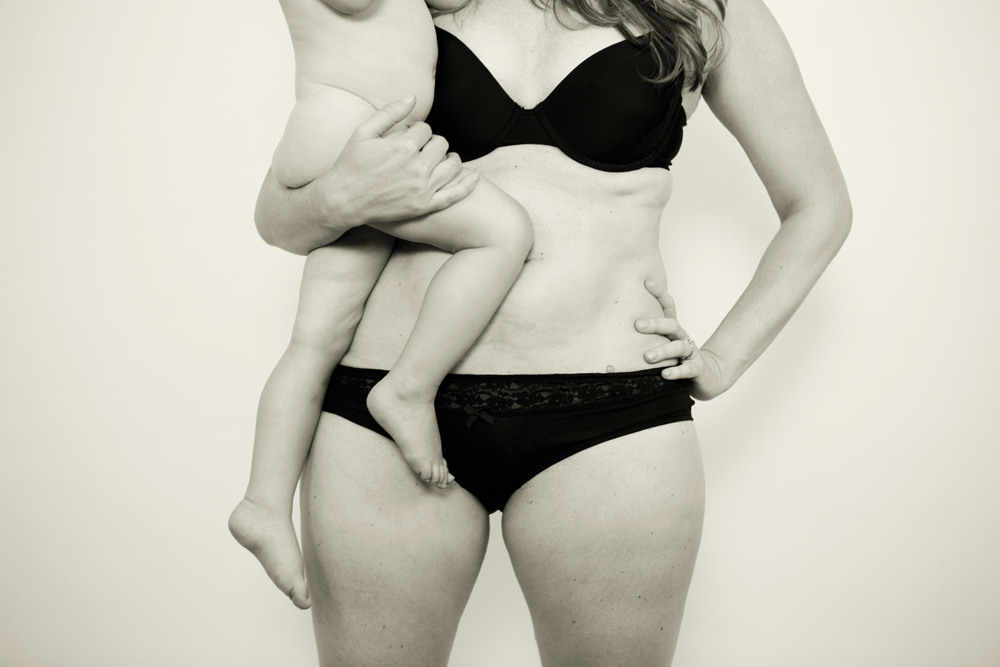 Kaisa Anderson and 2-year-old Ava.