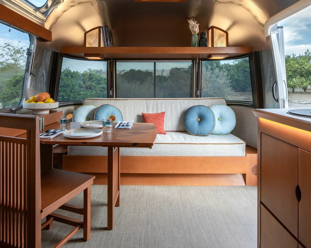 Airstream and Frank Lloyd Wright collaboration. Photo credit Andrew Pielage